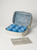 Luxy Velcro Hair Rollers (24 Velcro Rollers, 24 Hair Clips, Storage Bag)