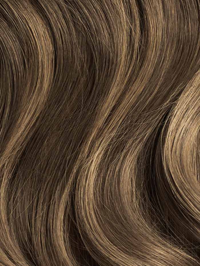 16" Ash Brown Balayage Ponytail Extension (100g)