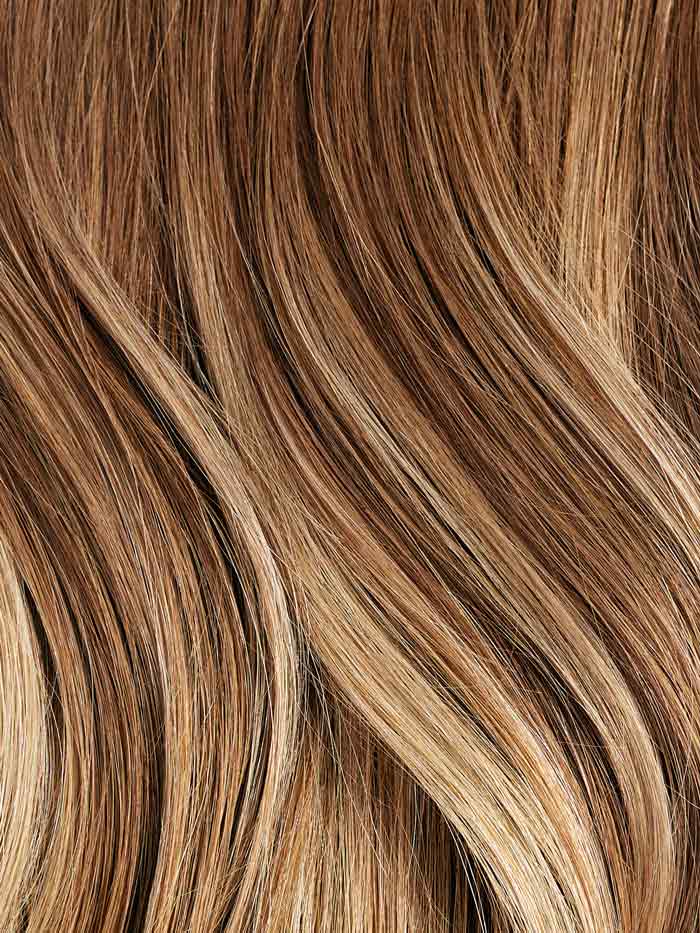 12” Chestnut Brown Balayage Scalp Hair Fill-Ins & Thinning Hair Fill-Ins Bundle (80g)