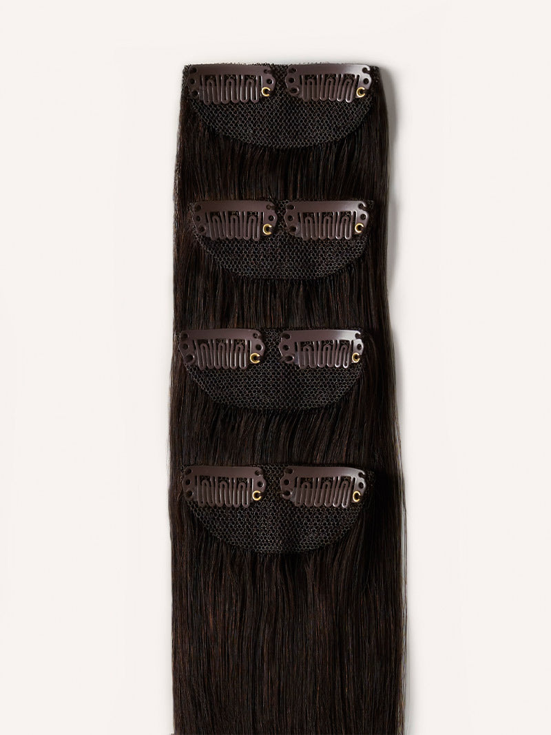 20" Dark Brown Scalp Hair Fill-Ins (50g)
