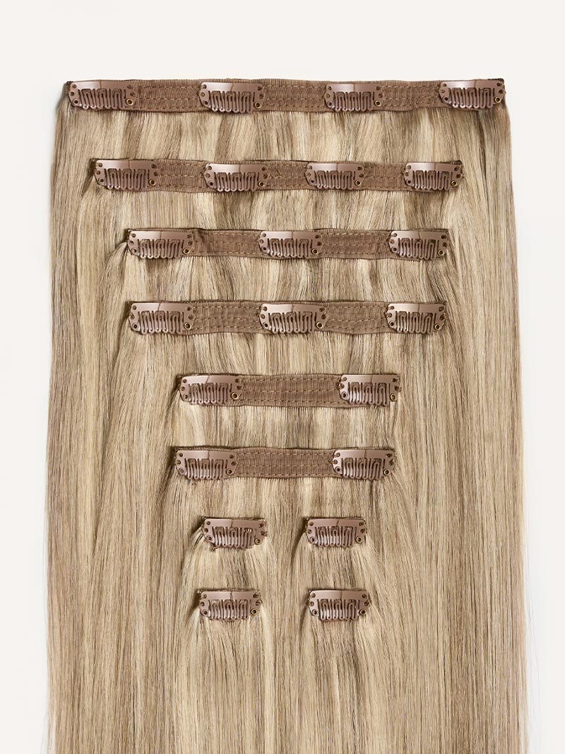20" Classic Dimensional Cream Blonde Clip-Ins (220g)