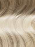 16" Dimensional Rooted Platinum Pearl Hair Extensions (140g)