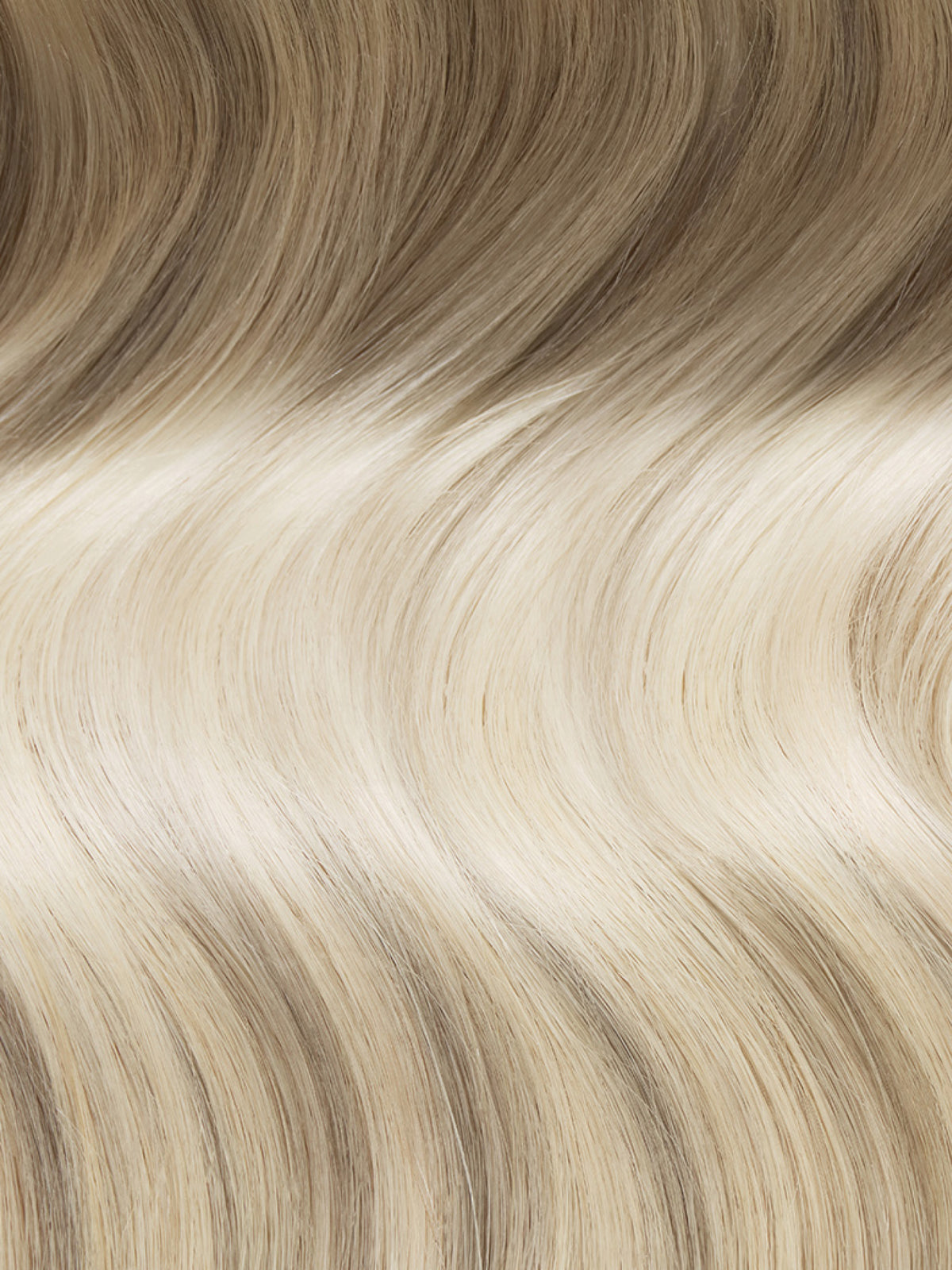 16" Dimensional Rooted Platinum Pearl Hair Extensions (140g)