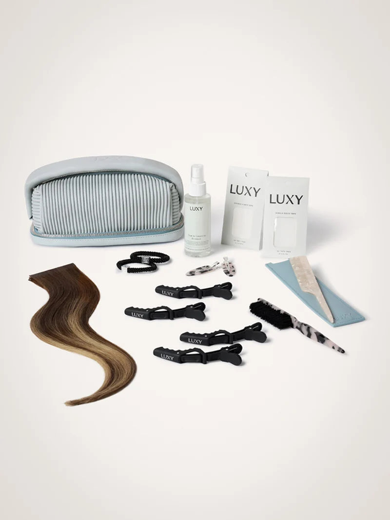 18" Dimensional Cream Blonde Effortless Tape-Ins The Full Volume Kit (45g)