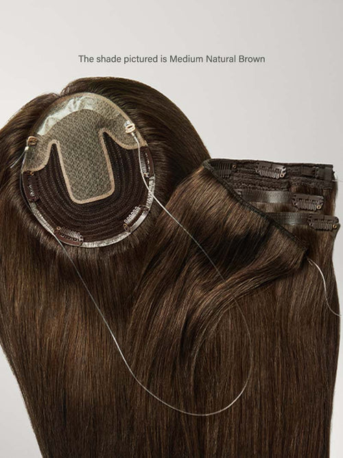 14" Dirty Blonde Hair Topper & 12” Halo® Bundle (215g)