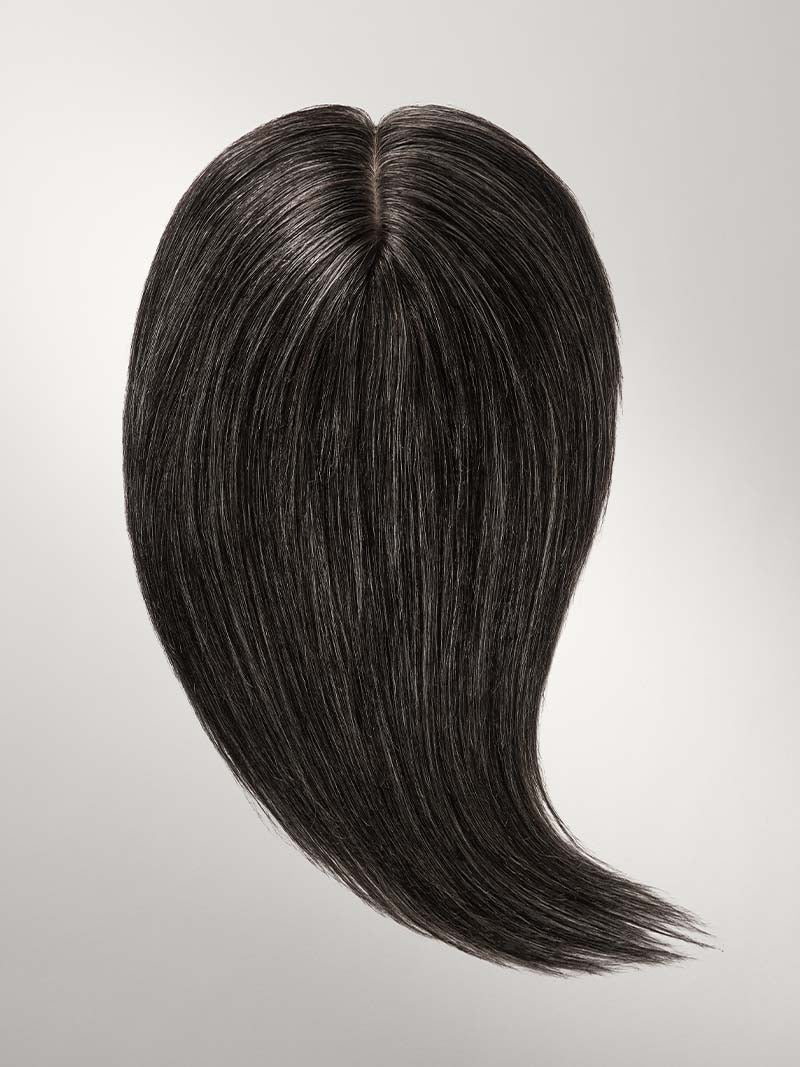 14" Dark Gray Hair Topper & 12” Thinning Hair Fill-Ins Bundle (115g)