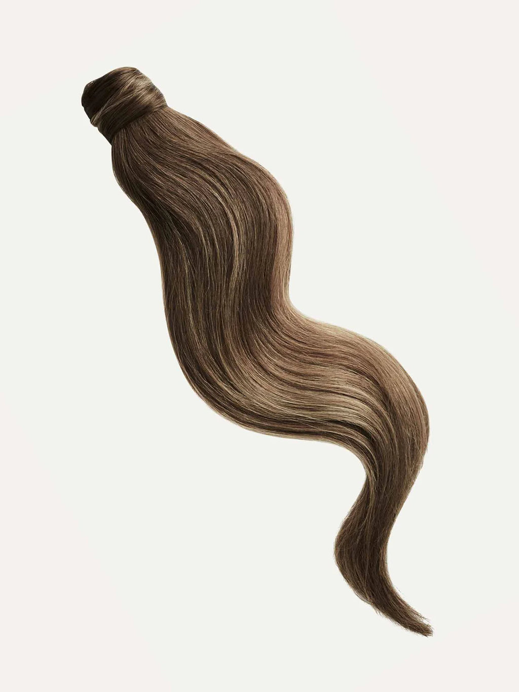 16" Ash Brown Balayage Ponytail Extension (100g)