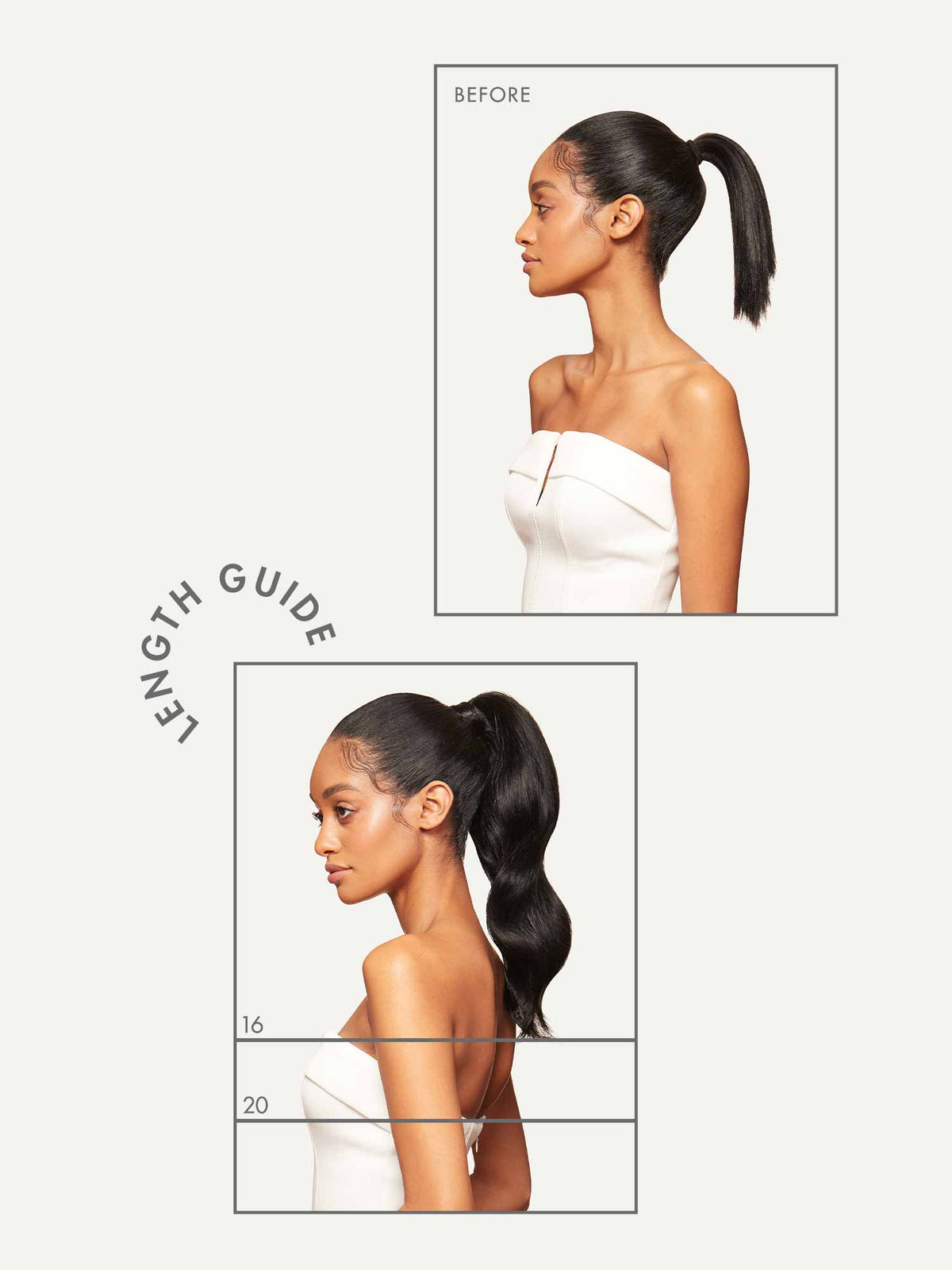 16" Dirty Blonde Ponytail Extension (100g)