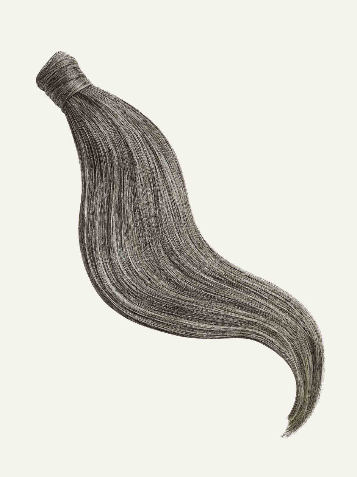 20" Light Gray Ponytail Extension (120g)