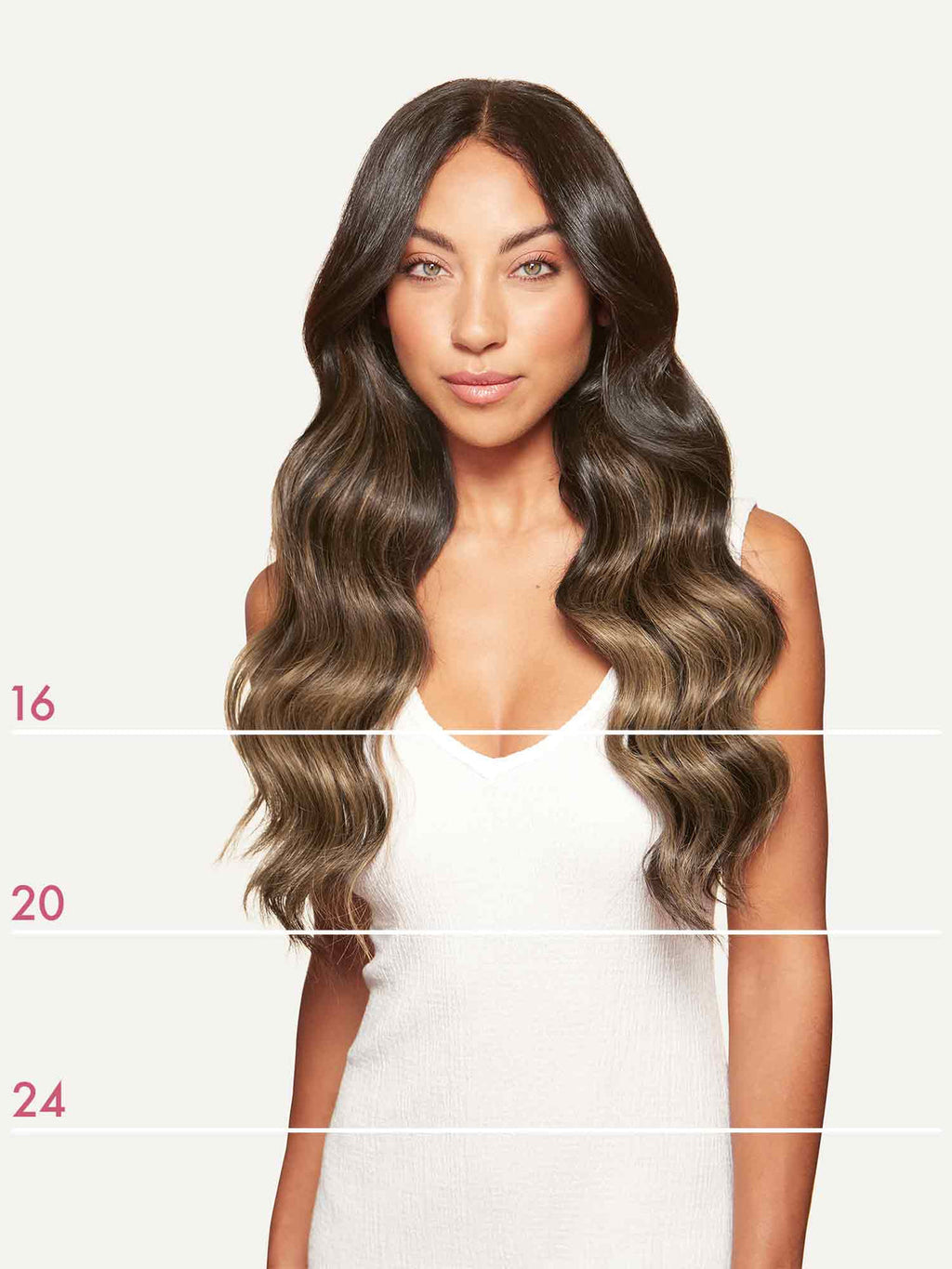 24" Classic Mocha Bronde Balayage Clip-Ins (240g)