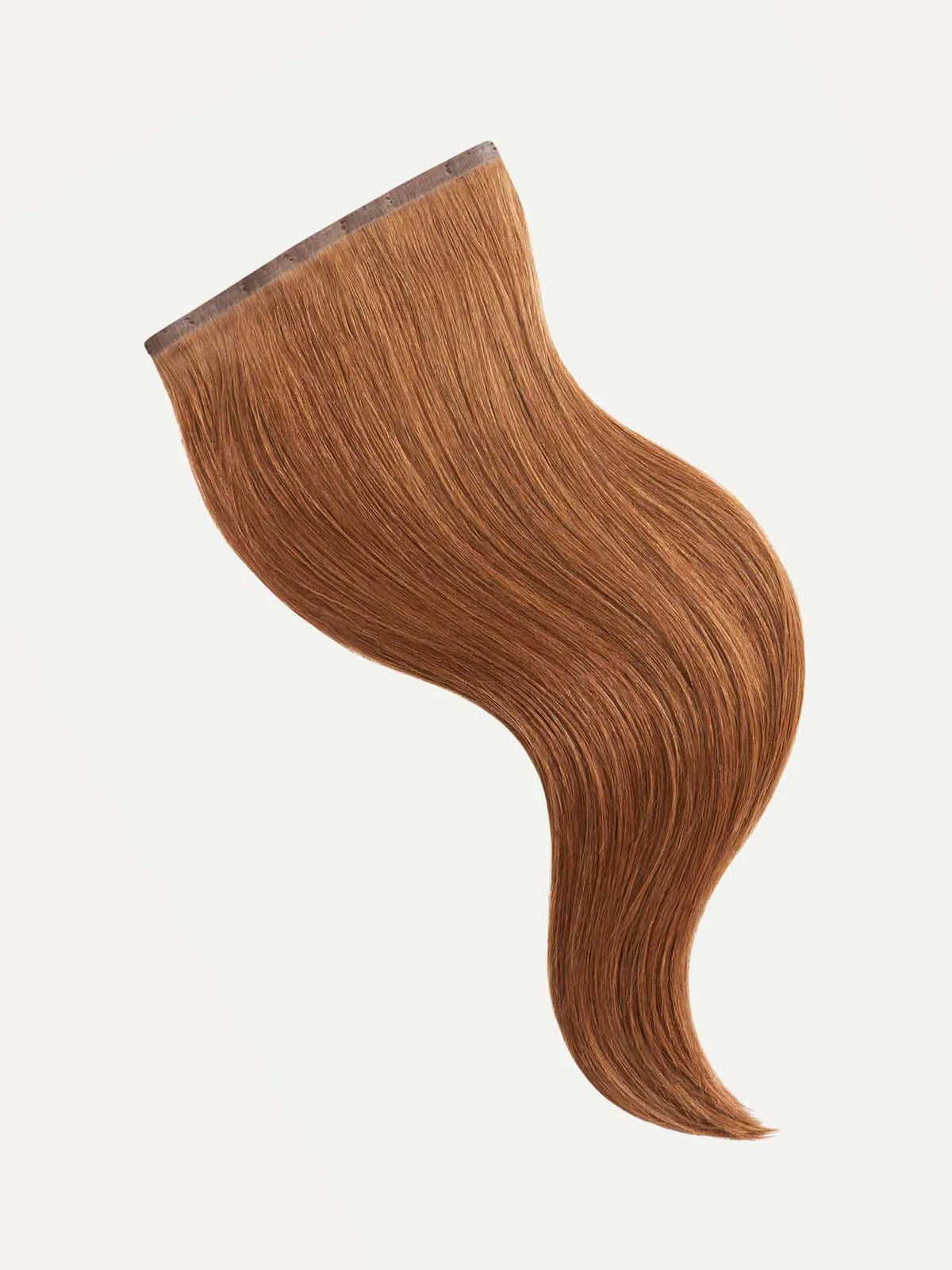 24" Seamless Natural Red Clip-Ins (240g)