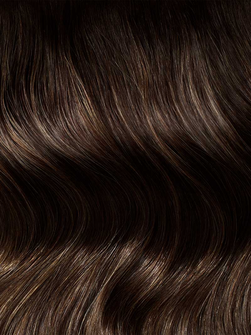 20" Seamless Dimensional Rooted Honey Espresso Clip-Ins (180g)