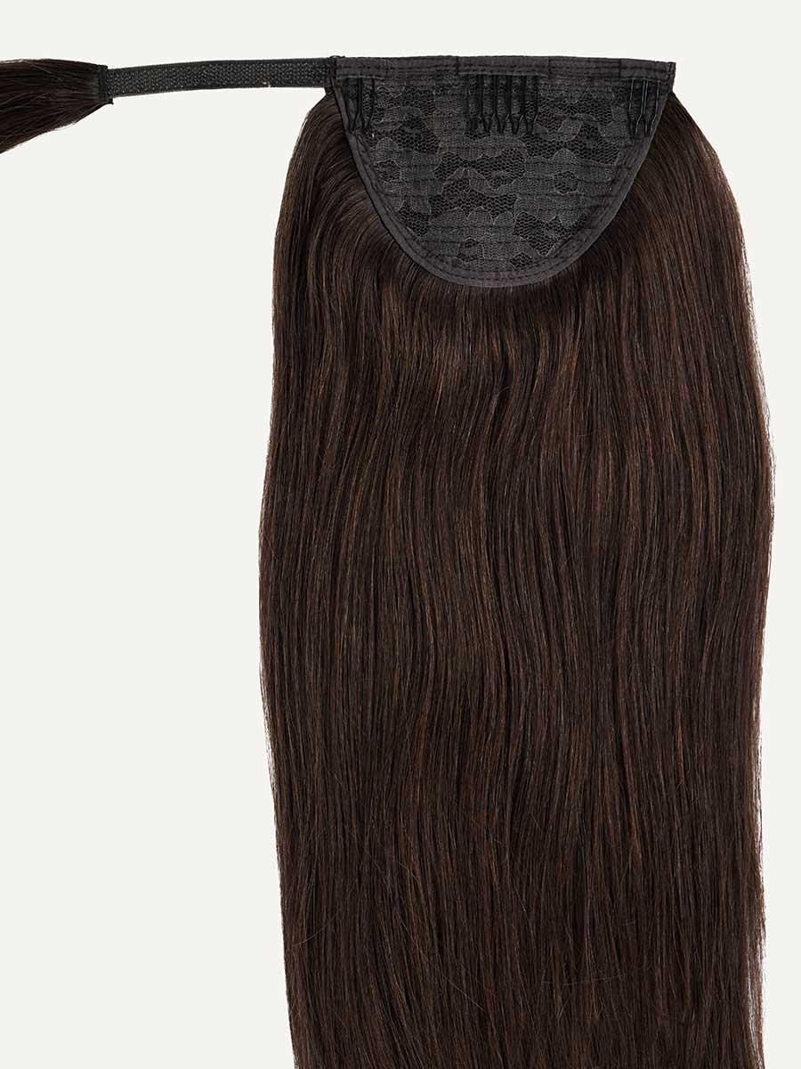 16" Chocolate Brown Ponytail Extension (100g)